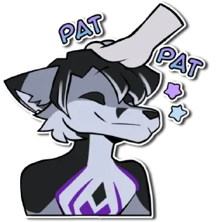 Sticker 🖐️ PlatinumSnowfox