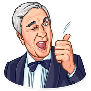 Sticker 👍 Leslie Nielsen