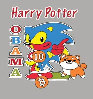 Sticker 🚀 HarryPotterObamaSonic10Inu (Ticker: BITCOIN)