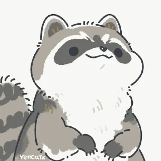 Sticker 🙂 MemeRaccoon