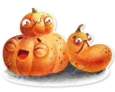 Sticker 😂 Cute pumpkins