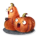 Sticker 😱 Cute pumpkins