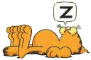 Sticker 😴 Garfield - Paulinha