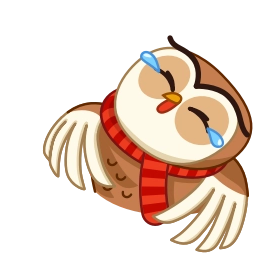 Sticker 😂 Polar Owl