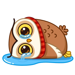 Sticker 😭 Polar Owl