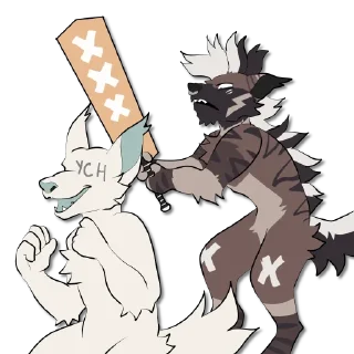 Sticker 😠 Switch Hyena