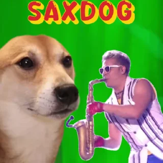 Sticker 🎷 SaxDog