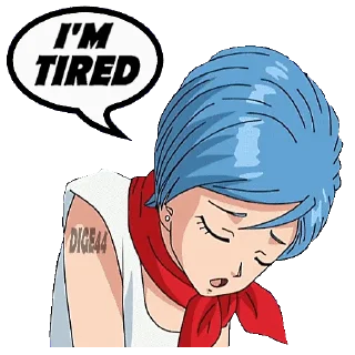 Sticker 😓 @STIKERFORALL 🇬🇧BULMA