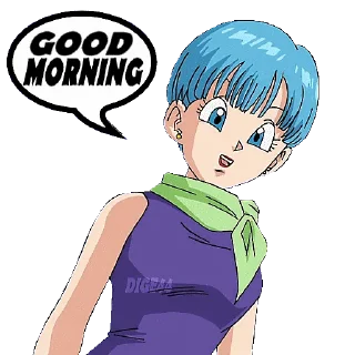 Sticker 🛏 @STIKERFORALL 🇬🇧BULMA