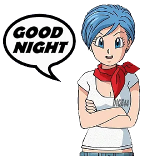 Sticker 🛌 @STIKERFORALL 🇬🇧BULMA