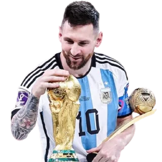 Sticker 🏆 Lionel Messi @S1ick3r