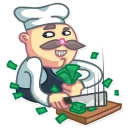 Sticker 💵 Chef Gustav