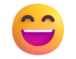 Video sticker 😀 Fluent Emoji #1 @HiSticker