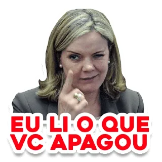 Sticker 👀 Reações do PT