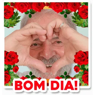 Sticker 🥰 Reações do PT