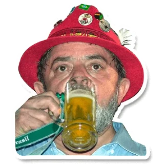 Sticker 🍺 Reações do PT