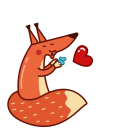 Sticker 😘 Red Squirrel