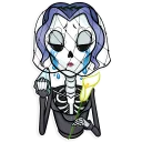 Sticker 😢 Catrina Calavera