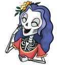 Sticker 😆 Catrina Calavera