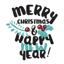 Sticker ☃ Merry Christmas