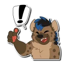 Video sticker 👍 Syrus Hyena 🍖✨