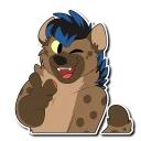 Sticker 😉 Syrus Hyena 🍖✨