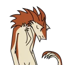 Sticker 😞 Sunset the Sergal