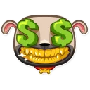 Sticker 💰 Zac The Pug