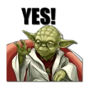 Sticker 👍 Yoda