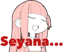 Sticker 😃 Seyana! AKANE-chan :: @line_stickers