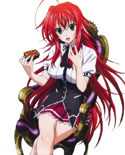 Sticker 🩸 High School DxD ➜ @AnimeStickersIndo