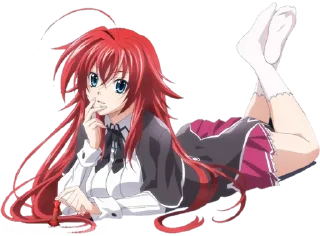 Sticker 🩸 High School DxD ➜ @AnimeStickersIndo