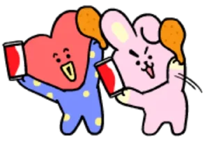 Video sticker 🍗 @WithBTS BT21 🎊