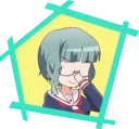 Sticker 😏 Wakaba Girl