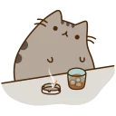 Sticker 😒 Pusheen by @tstickers