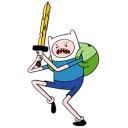 Sticker 😦 Adventure Time