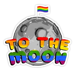 Sticker 🌚 LGBT