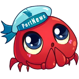 Video sticker 🙏 cute crab