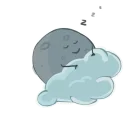 Sticker 😴 Luna