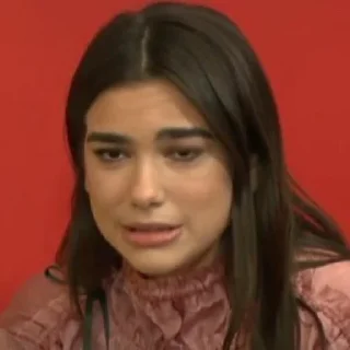 Sticker 😣 Dua Lipa Reacts by @DUALIPABR