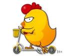 Sticker 🚲 Hot Chicken / By OsmerOmar