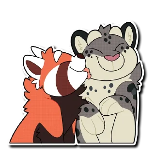 Video sticker 👅 Red Panda