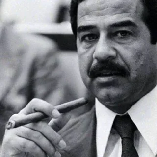 Sticker 🚬 Saddam Hussein