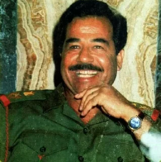 Sticker 😇 Saddam Hussein