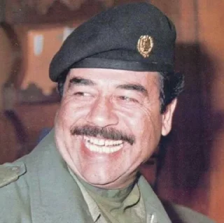 Sticker 😇 Saddam Hussein