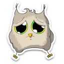 Sticker 😞 Owly