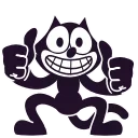 Video sticker 👍 Felix the CAT