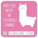 Sticker 🔖 I'm a girl |By LanaLama