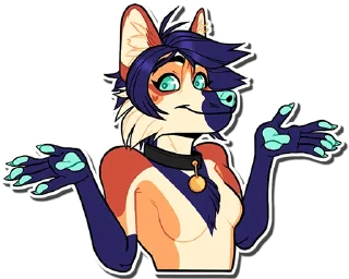 Video sticker 🤷‍♀️ Avi the Maned wolf