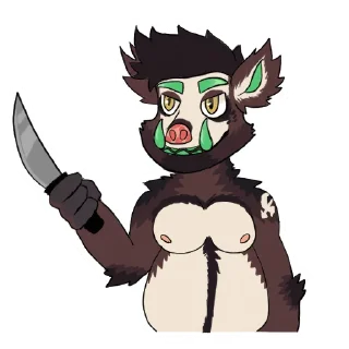 Sticker 🔪 Russel de Boar